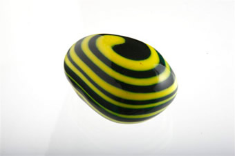 Recycled Paperweights with Colour Trails